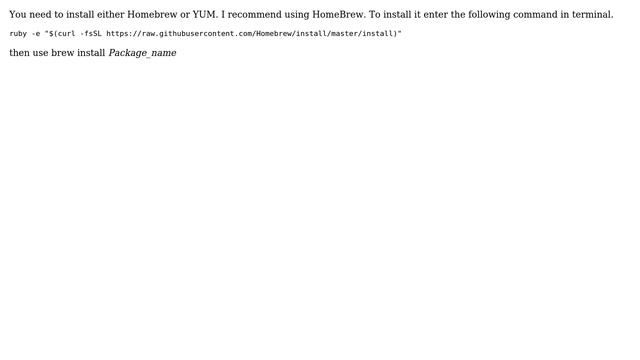 Unix & Linux: How to install apt-get or YUM on Mac OS X? (4 Solutions!!) смотреть онлайн