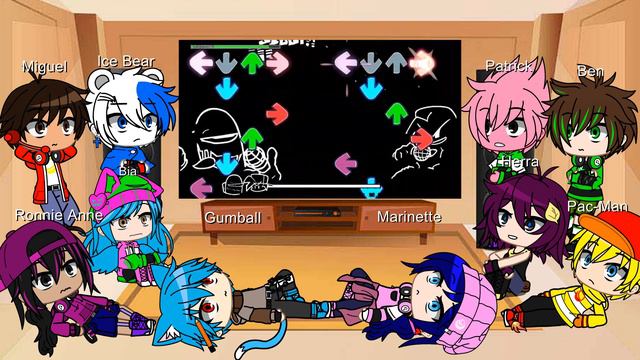 Fandom react to FNF vs Impostor V4 part 2 (Gacha Club) смотреть онлайн