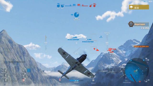 [NA_230309] World of Warplanes Fw 190 D Gameplay смотреть онлайн