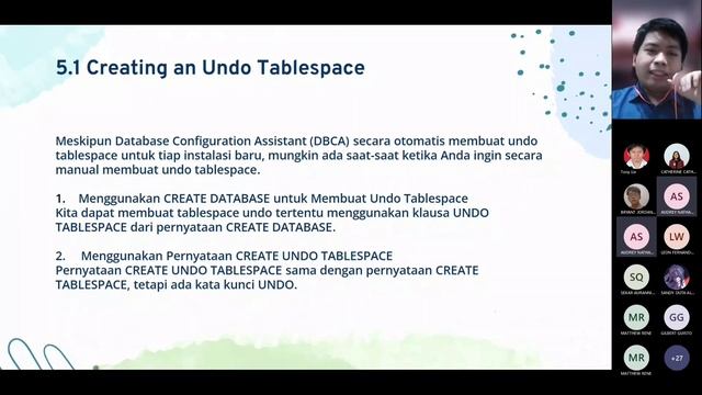 Presentasi Oracle Database Administrator - [Managing Undo] смотреть онлайн
