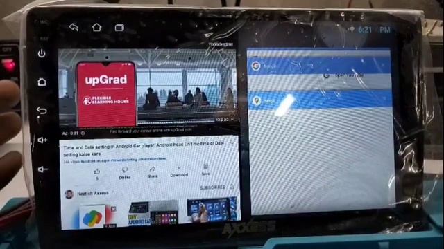 How to set split Screen in Android Car player. 2 apps in one screen how to set in Android Car playe смотреть онлайн