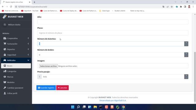 BUSIKET WEB | Sistema para la venta de boletos de autobús | PYTHON & DJANGO & NODE.JS смотреть онлайн