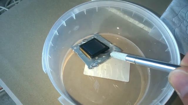 Nikon D40 sensor removing using DMSO смотреть онлайн