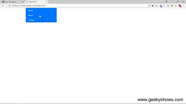 Vertical Tab with Their Contents in Bootstrap (Hindi) смотреть онлайн