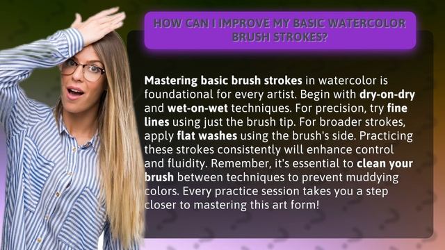 How Can I Improve My Basic Watercolor Brush Strokes? смотреть онлайн