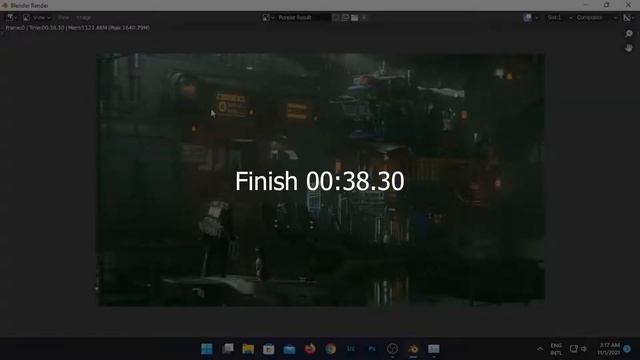 Ryzen 5 5600G VEGA 7, RAM 16 GB, Windows 11, Blender Demo Render Engine Eevee смотреть онлайн