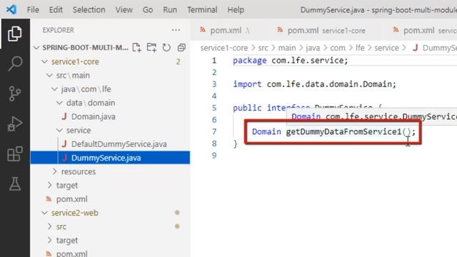 How to Debug Multi Module Spring Boot Maven Project in Visual Studio Code смотреть онлайн