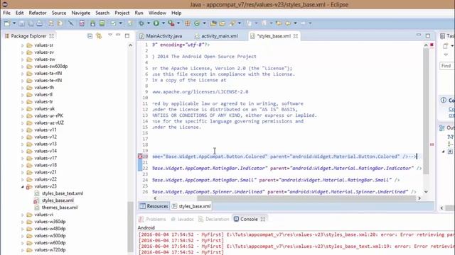 [QUICK] Fix R java file android eclipse error Instantly смотреть онлайн
