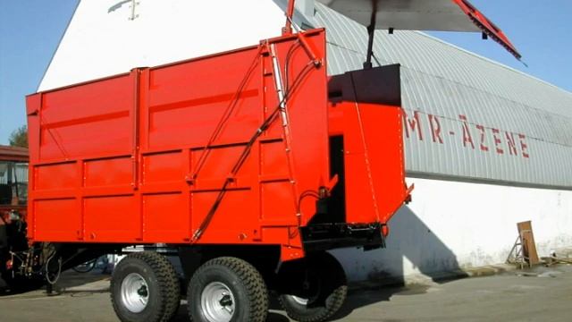 Разбрасыватель навоза PTU-10AS г/п 10т LMR AZENE смотреть онлайн