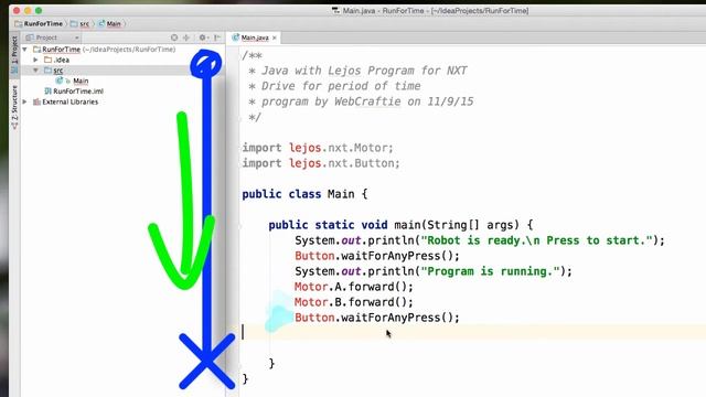 NXT/LeJOS: Using Sleep with Java смотреть онлайн