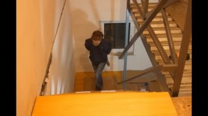 Лестница на второй этаж в каркасном доме