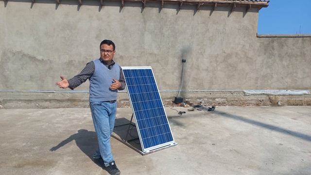 150 Vatt Ko'chma Quyosh Panelini Ulanish Sxemasi (2-qadam).