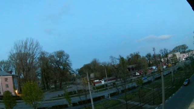 Временная петля на китайскую экшн камеру. Вид с балкона