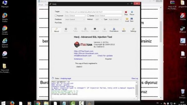 Havij v1.16 Pro Portable Tanıtım (BY ALPHA FARKIYLA)