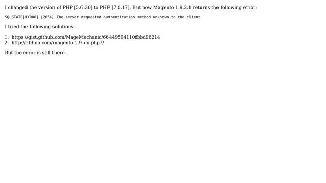 Magento: Changed PHP 5.6 to PHP 7 with Magento 1.9 смотреть онлайн