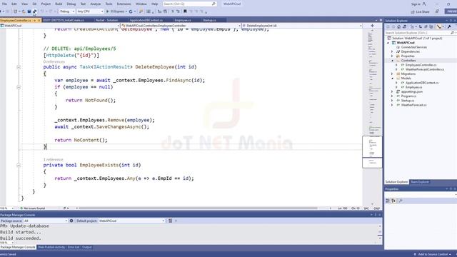 Web API CRUD Using EF Core & Host on IIS | .NET 5 смотреть онлайн