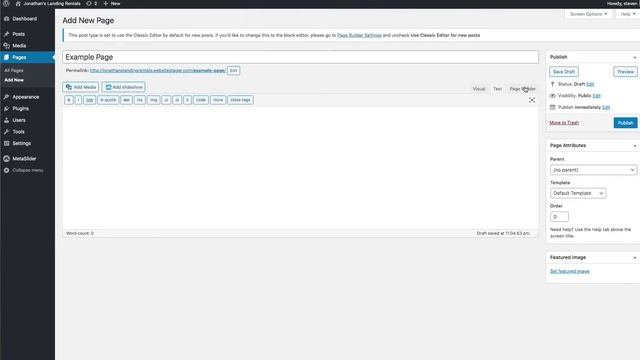 Wordpress Website Design Admin Tutorial [joanthanslandingrentals.com] смотреть онлайн