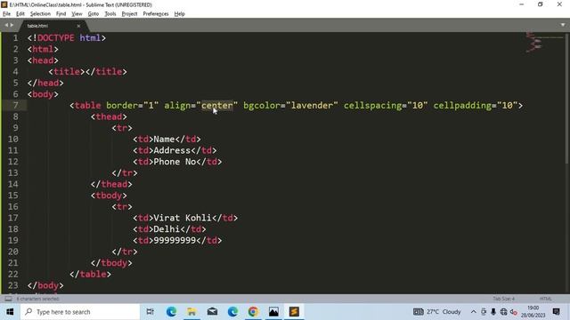How to Create Table in HTML | HTML in Bengali смотреть онлайн