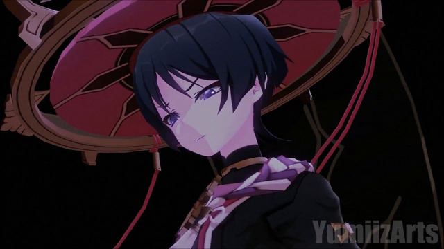 I see a little silhouetto of a man... || Genshin Impact Animation || Scaramouche смотреть онлайн