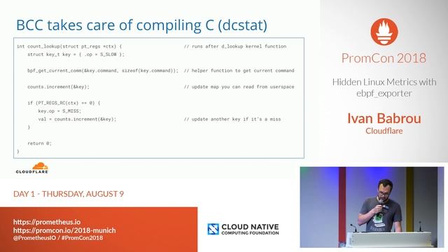 PromCon 2018: Hidden Linux Metrics with ebpf_exporter смотреть онлайн