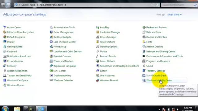 Windows 7 Touch Screen Calibration