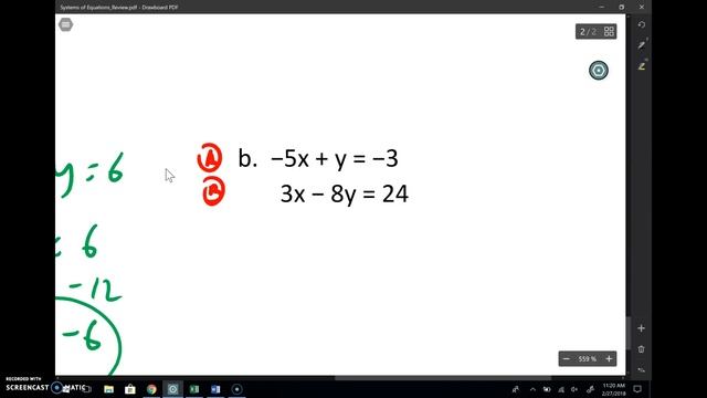 System of Equations Review Part II-Elimination смотреть онлайн