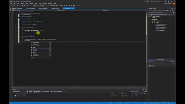 Space Shooter Tutorial - (Part 6) - Build Health Bar смотреть онлайн