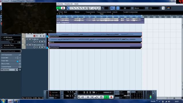 Skyrim main theme "Dragonborn" Cover Midi смотреть онлайн