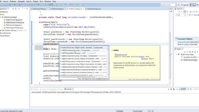Java 1-2 Practice 10-2 DiskChooser смотреть онлайн