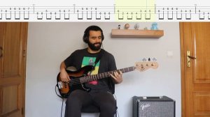 Stevie Wonder // I Wish [Bass Cover + Tabs]
