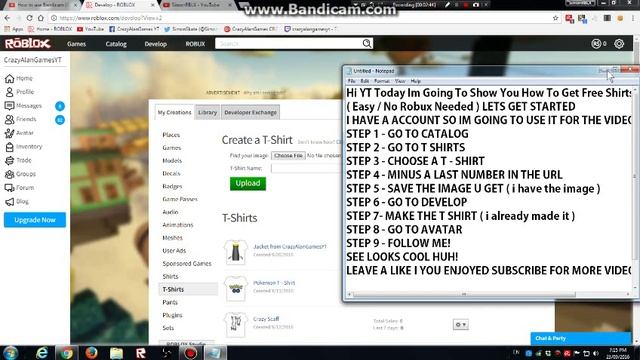 How to GET FREE SHIRTS on ROBLOX! | Roblox Tips & Tricks смотреть онлайн