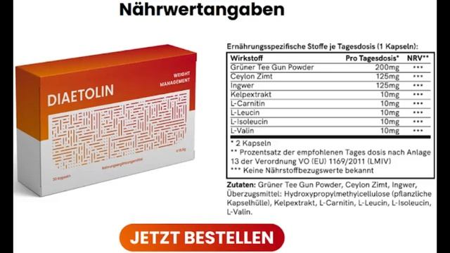 Diaetolin Diaet Kapseln Erfahrungen- Diatolin Test und DM Kaufen смотреть онлайн