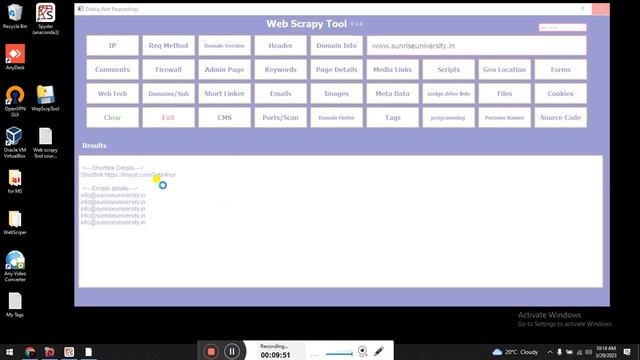 web Scraper Tool in python language |Cyber Wings смотреть онлайн
