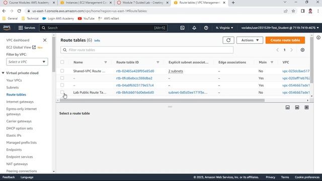 AWS SAA - Module 7 - Guided Lab: Creating a VPC Peering Connection - Anand K смотреть онлайн