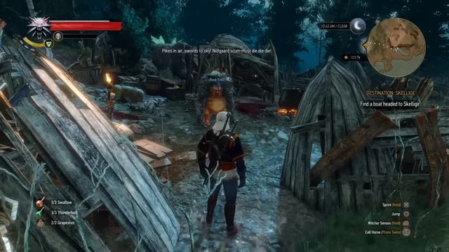 The Witcher 3 | The Singing Rock Troll (All Songs)