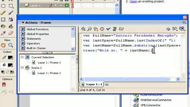 17.-ActionScript17: Recuperar partes de un string con funcione смотреть онлайн