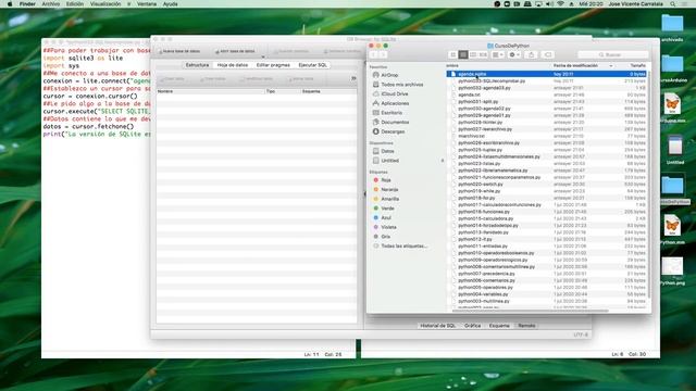 Curso de Python Parte 03 Conexión con SQLite 00002 Crear base de datos смотреть онлайн