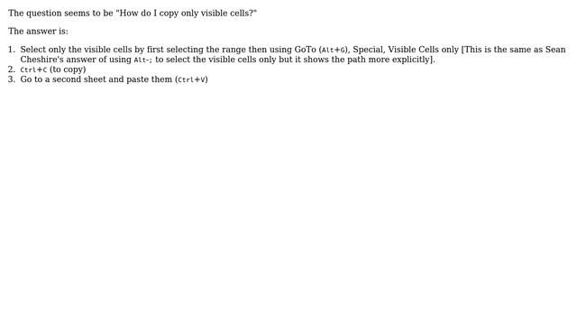 How do I export only visible cells from Excel to CSV? (5 Solutions!!) смотреть онлайн