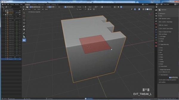 Boxcutter Blender addon - обзор