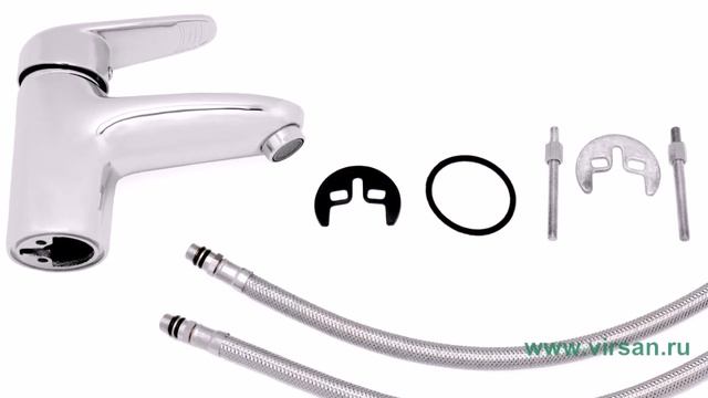 Смеситель для умывальника SANTEK "ЭСКИЗ" 1WH301815 без донного клапана 40 мм смотреть онлайн