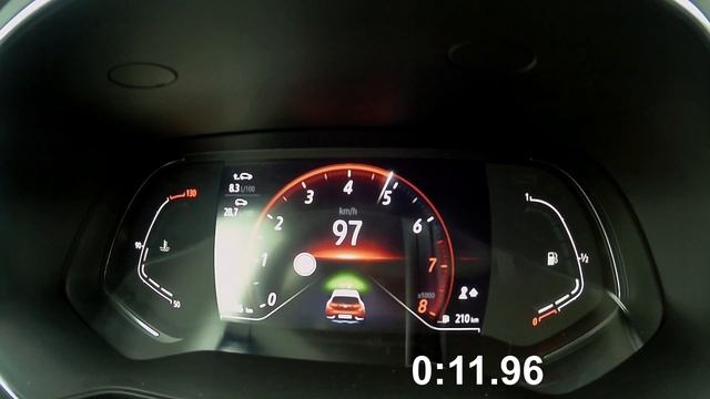 Renault Captur 2 - 1. 0 TCe 100 : 0-100 Km/h