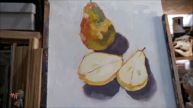 Procreate on Ipad 10.2 Versus Traditional oil Painting смотреть онлайн