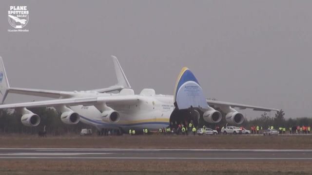 Antonov 225 landing @ Bucharest Otopeni смотреть онлайн