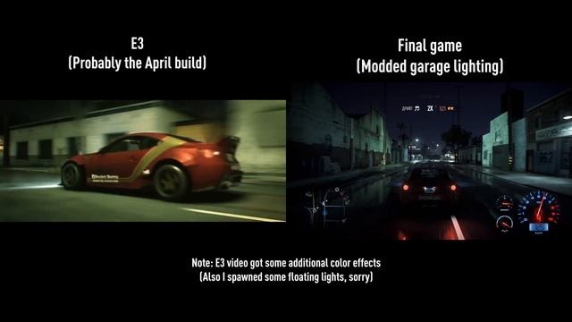 Need for Speed (2015) - E3 2015 vs Final game | Graphics comparison смотреть онлайн