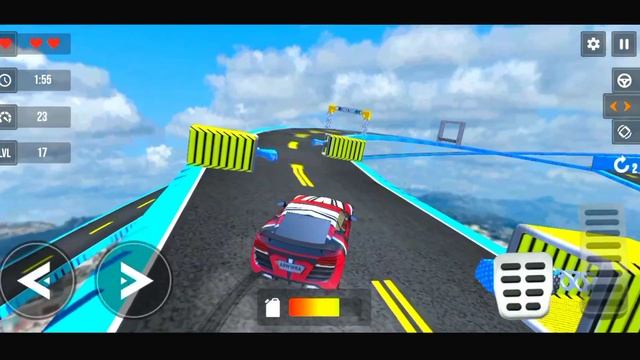 Impossible crazy car Stunt 3d game - Android game смотреть онлайн
