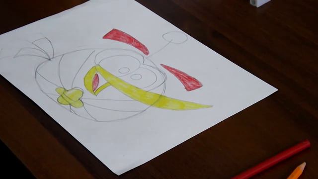 Сегодня я нарисую ... Баббла из Angry Birds Space! смотреть онлайн