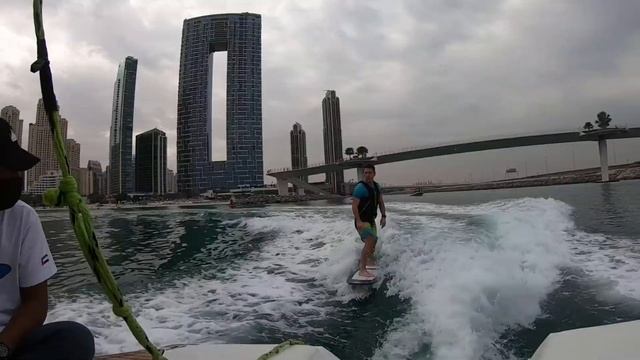 Вейксерф в Дубаи / WAKEBOARDING In Dubai