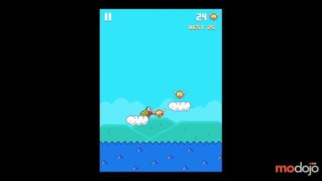 Hoppy Frog - Highscore 43 (iPhone/iPad) смотреть онлайн