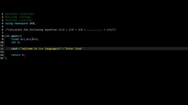 Calculate the following equation (1/2 + 2/4 + 3/6 + .......... + x/n) смотреть онлайн
