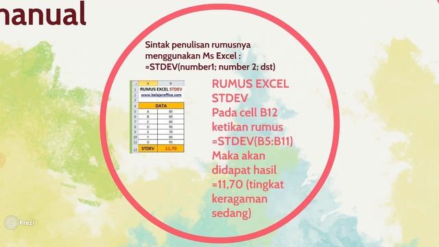 Presentasi Rumus STDEV Dan STDEVA смотреть онлайн